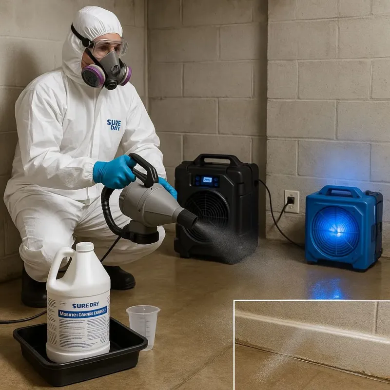 Sanitization and Odor Removal process in Howards Grove, WI